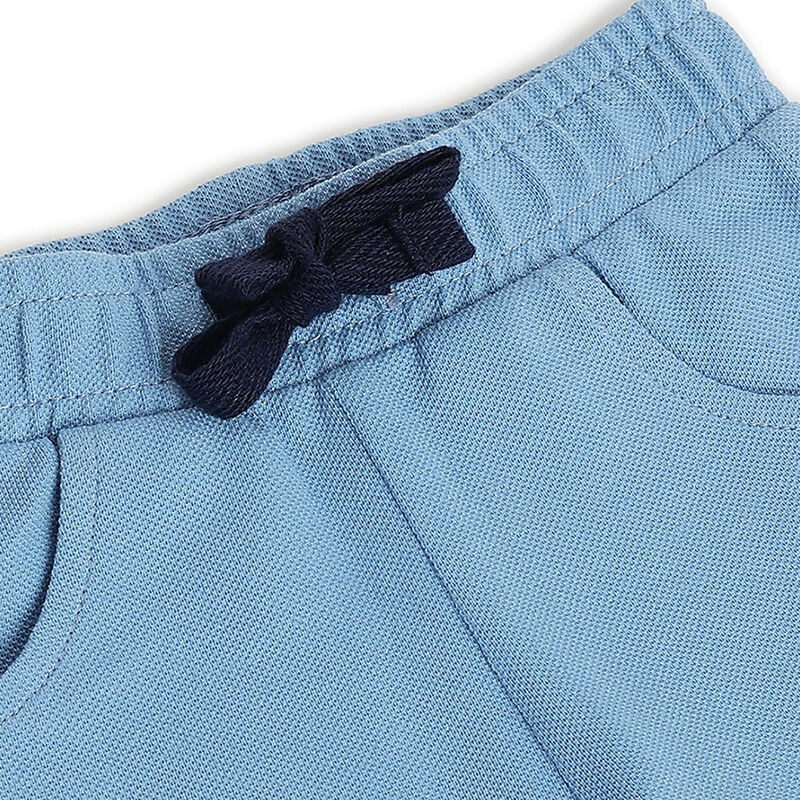 Boys Medium Light Blue Printed Shorts image number 2
